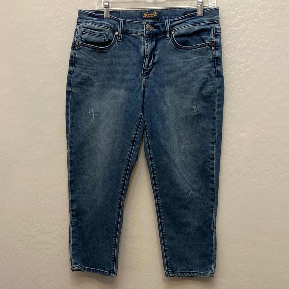 Seven 7 Capri Girlfriend Jeans | 10.                              T12